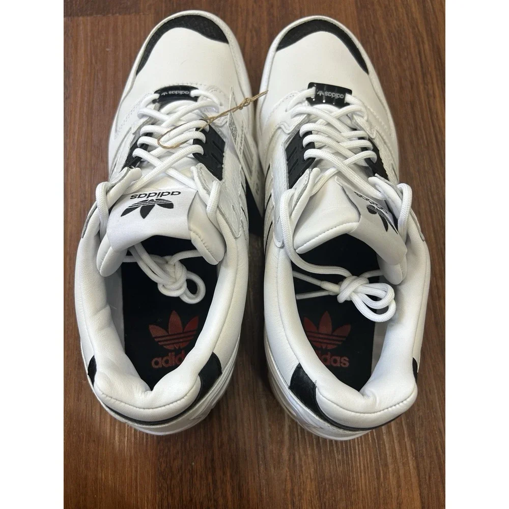 Adidas ZX 8000 JQ3445 White Black Red Spikeless Golf Shoes Mens 10 New With Tag